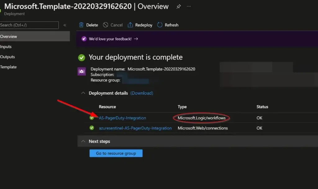 Click the one corresponding to the Logic App
